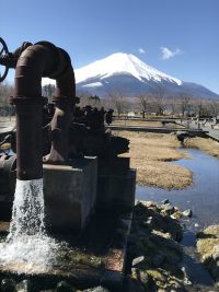 No.083　富士山の湧き水放水