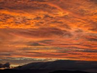 No.061　早秋の朝焼け